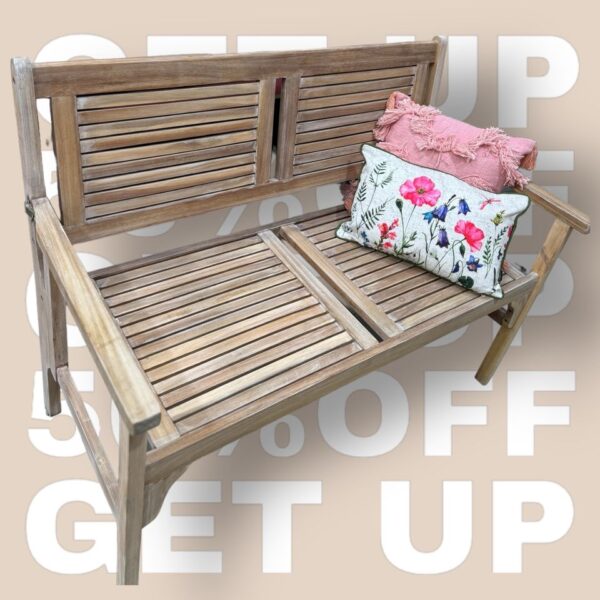 Solid Wood Lazy Saturday Folding Bench