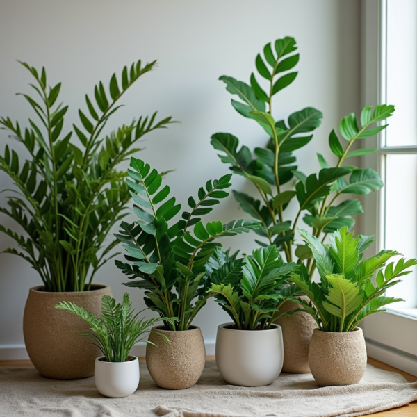 Artificial plant with planter