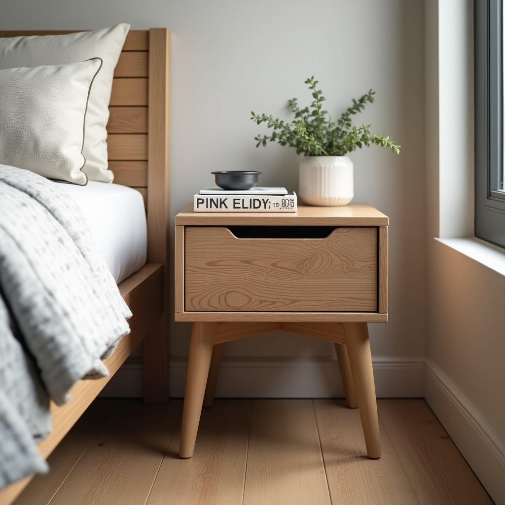 Bed side table (with queen bed)