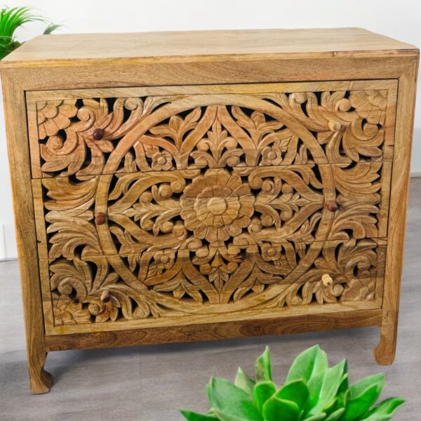 Handcrafted Solid Wood Cabinet for Sale